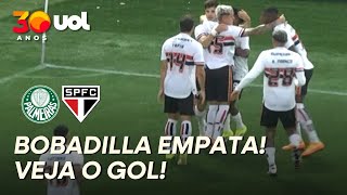 SÃO PAULO EMPATA! BOBADILLA DEIXA TUDO IGUAL CONTRA O PALMEIRAS! VEJA O GOL!