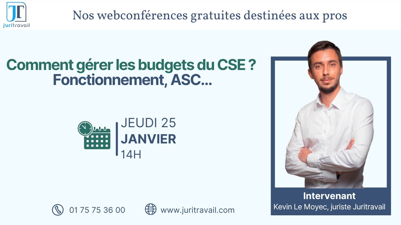 Comment gérer les budgets du CSE (fonctionnement, ASC) ?