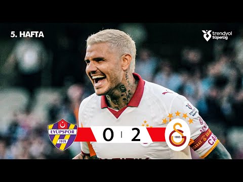 Eyüpspor (0-2) Galatasaray - Highlights/Özet | Trendyol Süper Lig - 2025/26