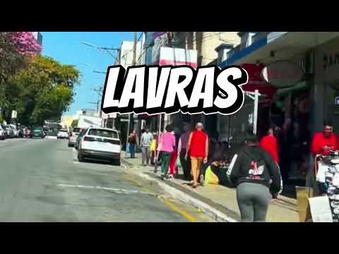 Centro da cidade de Lavras Minas Gerais