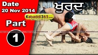 Khurd (Malerkotla,)(Sangrur) Kabaddi Tournament 20 Nov 2014 Part 1 by Kabaddi365.com
