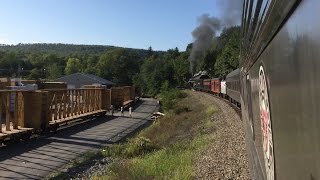 Railfest 2015 HD 60fps: Riding Behind Nickel Plate Road 765 on Phoebe Snow Excursion 9/5/15