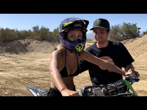 Girlfriend Breaks In KX 450 - Day by Slay #31