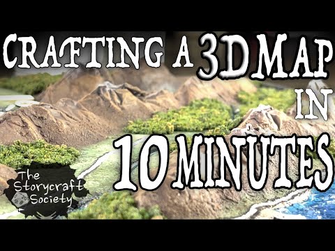 I Craft a 3D Map in 10 MINUTES?!?! (Full Project Time-Lapse)