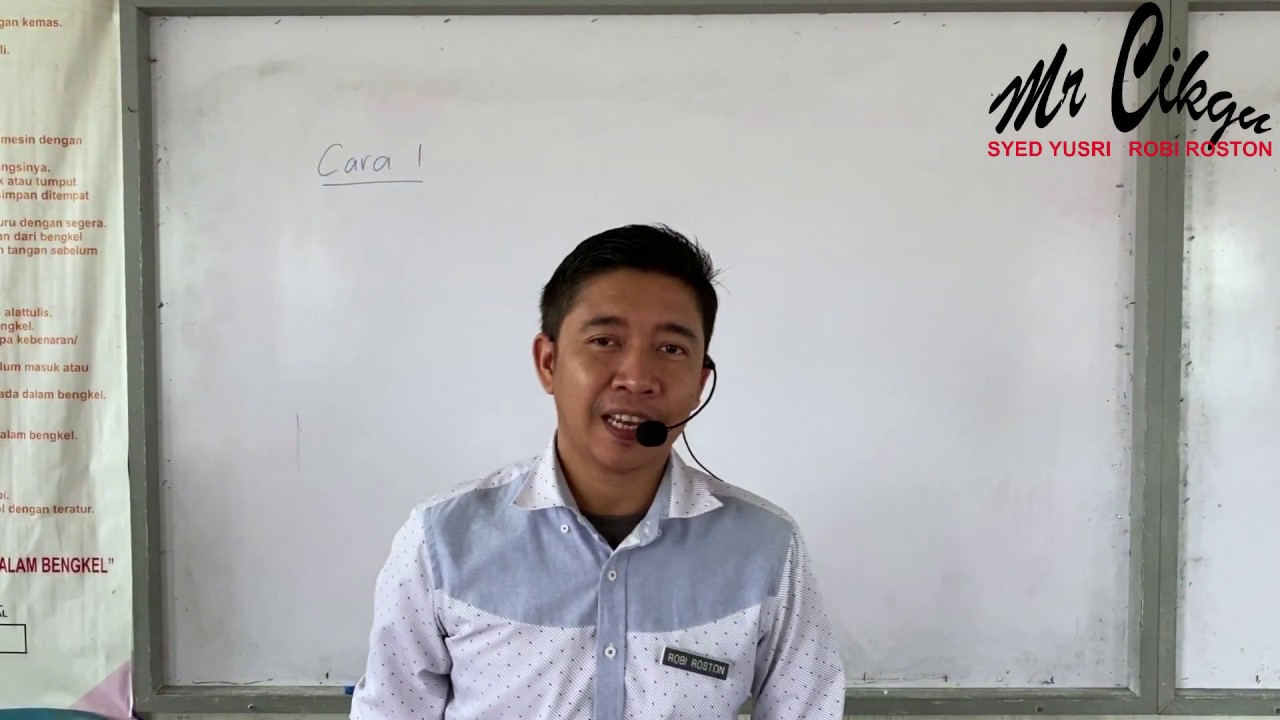 Buat sifir 3 menggunakan 2 cara yang mudah