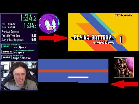 Man VS Machine! Argick VS Debug Percent Speedun Bot! - Sonic Mania Plus mods - Meme Run