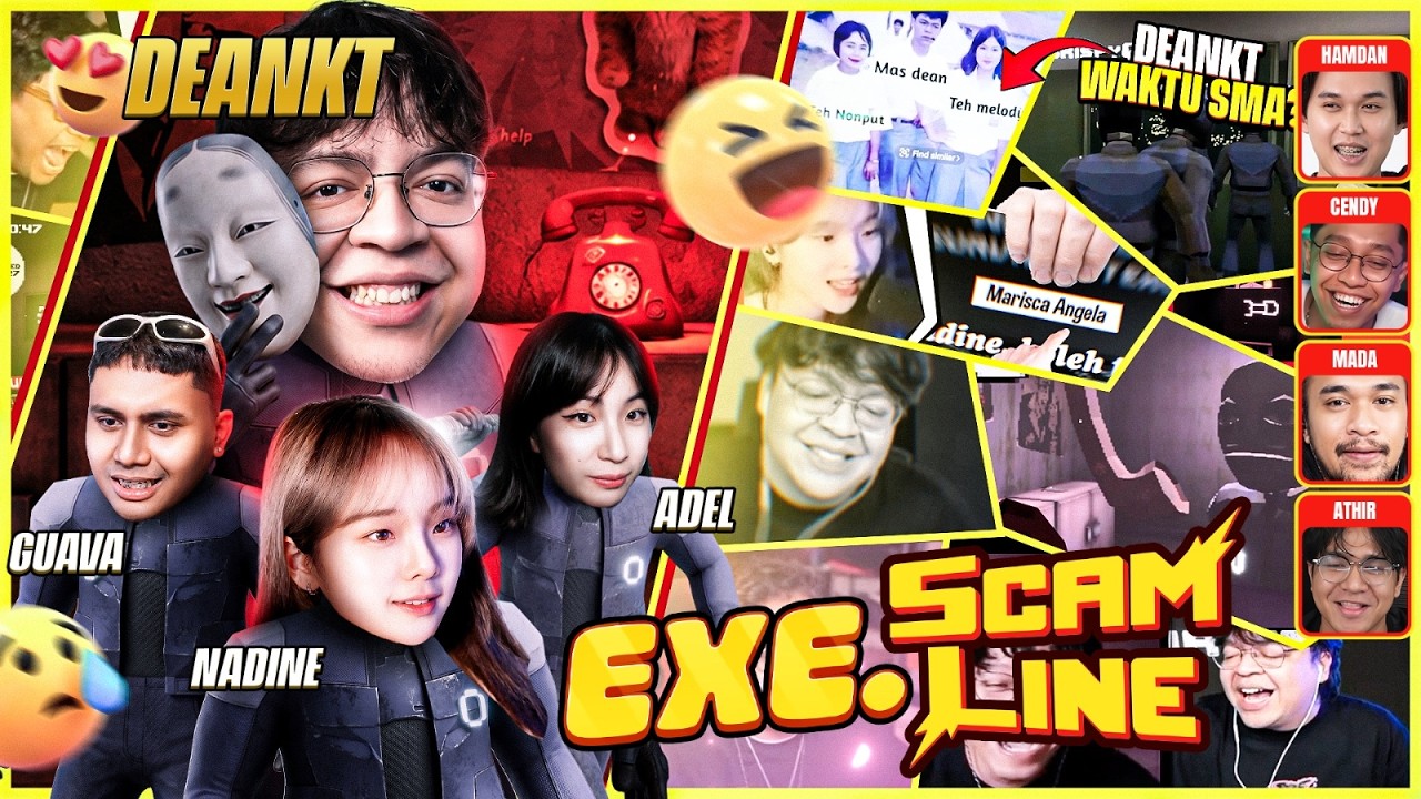 SCAM LINE EXE || NADINE RED FLAG 🚩 VIDEO PERKENALAN 🙈 TAPI AKU MALU 👉👈