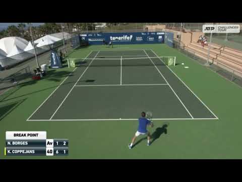 Nuno Borges (POR) vs Kimmer Coppejans (BEL) Tenerife challenger Round 1