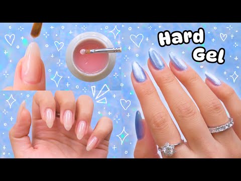⋆˚˖❄️ My Full Hard Gel Prep, Application & Removal 🪻˖˚⋆