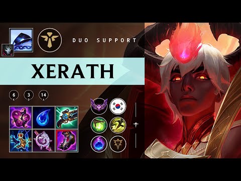 Xerath Support vs Nami - KR Master Patch 25.24