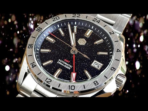 Aventurine Bling For Under $300?!  | The New San Martin SN129-G-B-GMT Watch