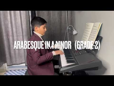 Arabesque in A minor from trinity Grade-2 Keyboard syllabus 🎹|#tunecraftmusicschool #trinitycollege