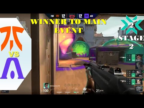 ACEND vs FNATIC All HIGHLIGHT VALORANT VCT 2021 Challengers 2 EU Stage 2 Qualifier
