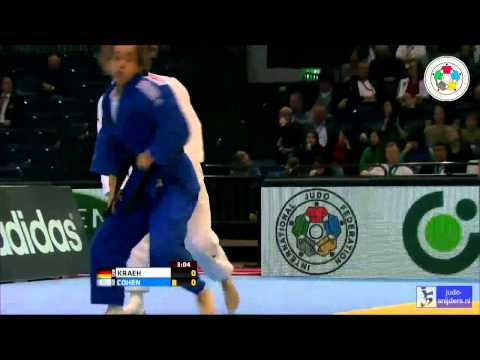 Judo 2014 Grand Prix Dusseldorf: Kraeh (GER) - Cohen (ISR) [-52kg] bronze