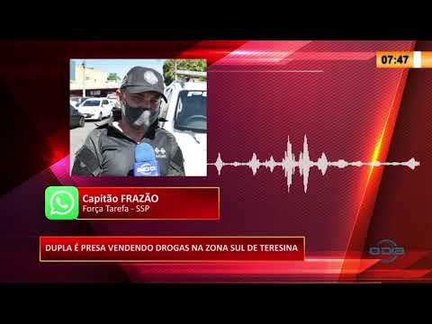 Dupla eÌ presa vendendo drogas na Zona Sul de Teresina 01 10 2020
