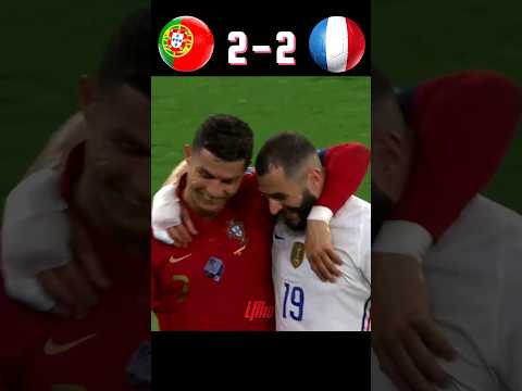 Portugal 🇵🇹 vs France 🇫🇷 🥶🔥 | euro 2020 | Highlights #shorts #football #youtube