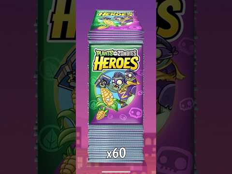 LUCKIEST MEGA PACK OPENING!!! #plantsvszombiesheroes #pvzheroes #pvzheroesdecks