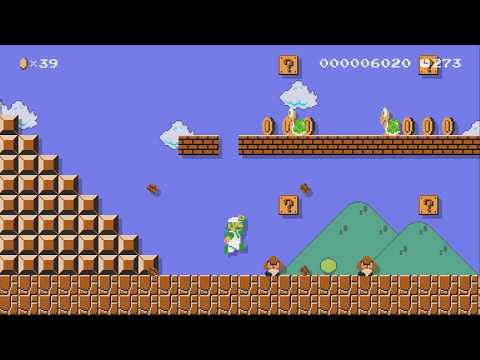 SMC 1-1: Back in Time by Ninja! - Super Mario Maker 2 - No Commentary 1by