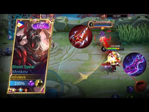 TOP GLOBAL MOSKOV VS OP CLINT! HOW YOU PLAY MOSKOV IF TEAM DOESN'T HAVE ROTATION! MLBB