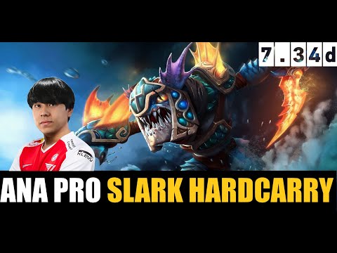 ANA PLAYING Slark HC  7.34D - DOTA 2 HIGHEST MMR MATCH #dota2   #dota2gameplay