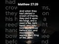 The Crown of Thorns – Matthew 27:29 | Jesus the King