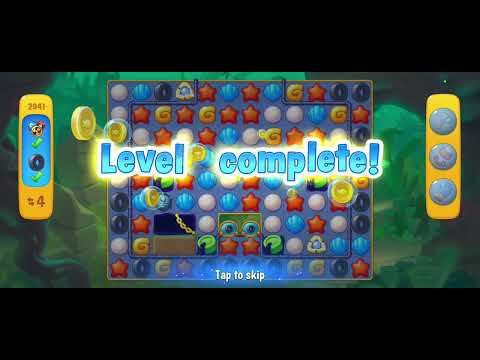 Fishdom gameplay level 2941