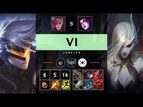Vi Jungle vs Morgana - KR Challenger Patch 25.21