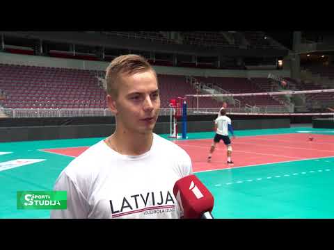 Volejbola izlase gatava EČ kvalifikācijas mačam pret Igauniju