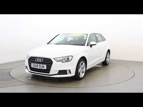 2018/18 Audi A3 1.0 TFSI Sport Sportback S Tronic (s/s) 5dr - Contact Motor Range Today!