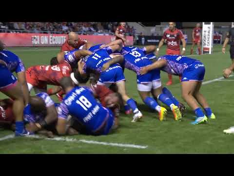 TOP 14 - Essai de Loïc GODENER (SFP) - RC Toulon - Stade Français - J03 - Saison 2021/2022