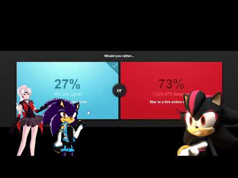 Dark Sailor Peace vs Shadina - Would You Rather? (featuring Chris the Hedgehog)