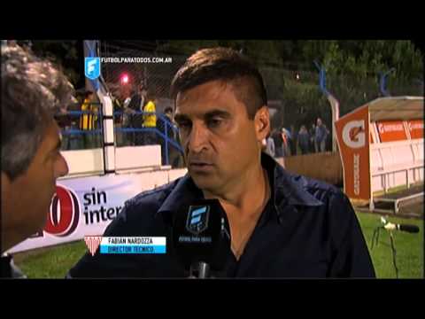 Nardozza: "Se nos complicó". Santamarina 0 - Los Andes 0. Fecha 2. B Nacional 2015. FPT.