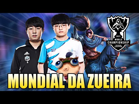 YASUO NA FINAL E SHOWMAKER BUGANDO JOGO - MUNDIAL DA ZUEIRA (FINAL)