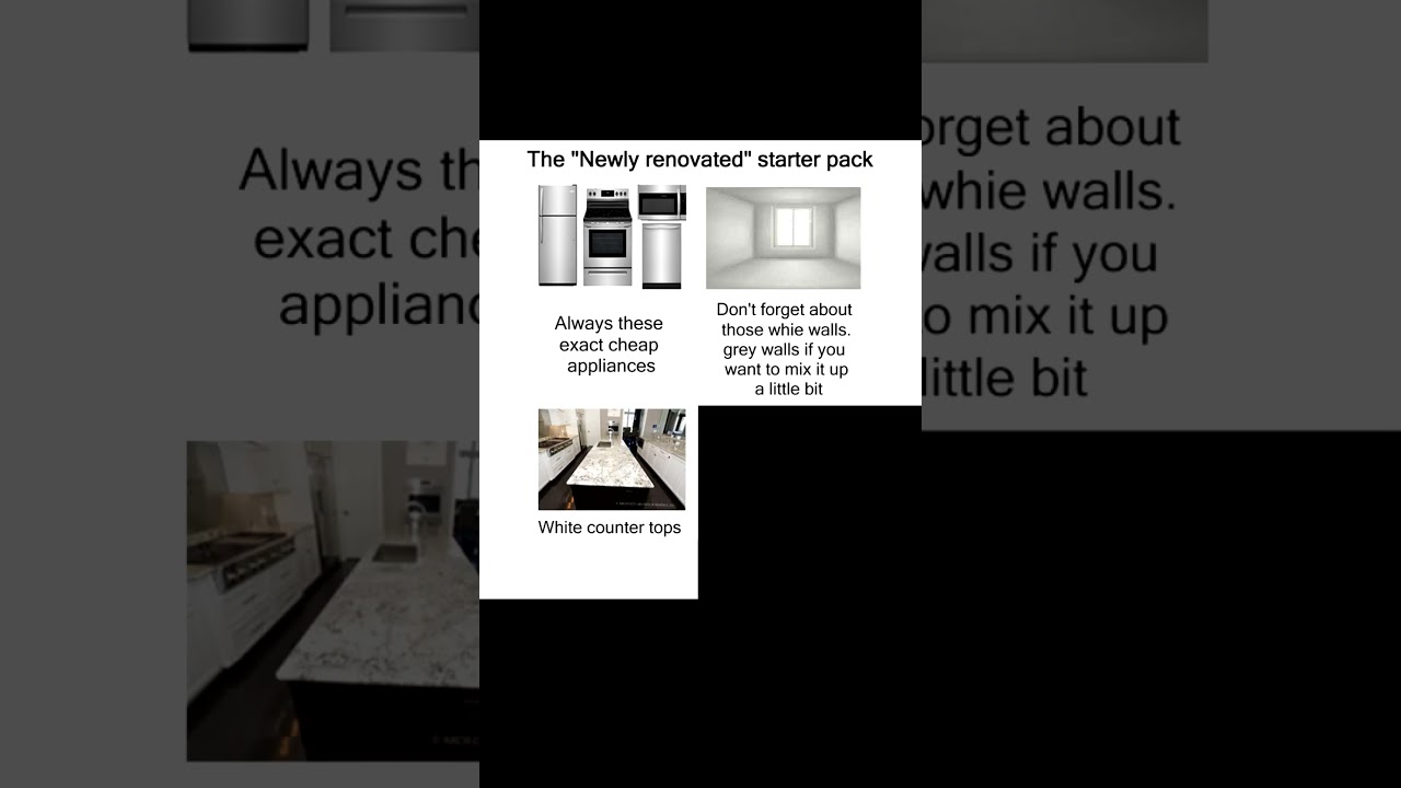 The Newly renovated starter pack meme #shorts