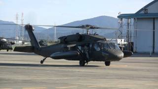 preview picture of video 'UH-60A Taxi-out US.ARMY 78Avn. ZAMA-Hawk #24551'