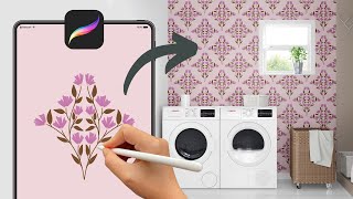 How to Make Pretty Patterns in Procreate Fast!