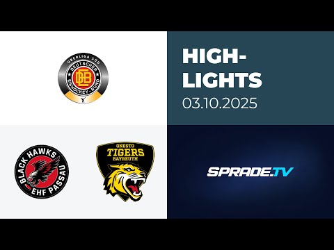 03.10.2025 - Highlights - EHF Passau Black Hawks vs. onesto Tigers Bayreuth