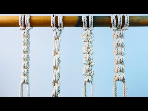 How to Tie the Double Half Hitch Knot Macrame Tutorial