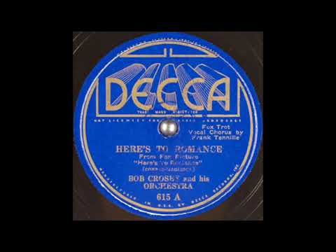 Bob Crosby & his orchestra - Here's to Romance (1935)