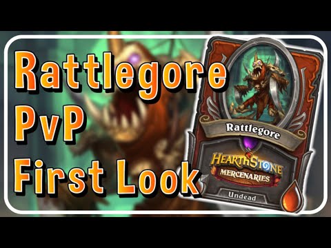 Rattlegore Comp - First look at PvP - SO MUCH FUN!! | Hearthstone Mercenaries |