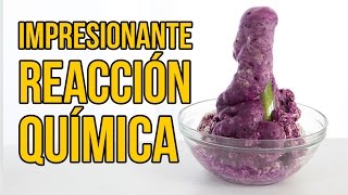 Esto es lo que ocurre si mezclas agua oxigenada con permanganato