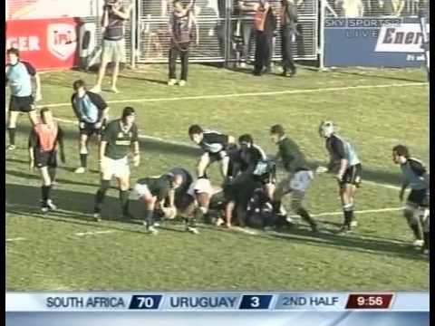 South Africa 134 vs 3 Uruguay 2005