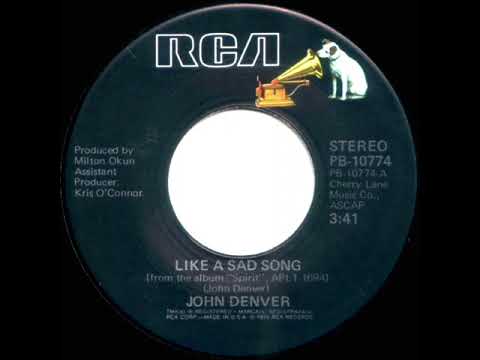 1976 HITS ARCHIVE: Like A Sad Song - John Denver (stereo 45--#1 A/C)