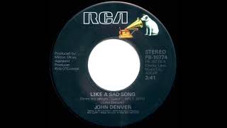 1976 HITS ARCHIVE: Like A Sad Song - John Denver (stereo 45--#1 A/C)