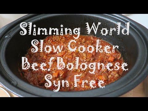 Slimming World Slow Cooker Beef Bolognese SYN FREE