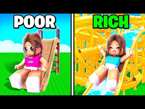 Spending $675,295,367 To Build the BIGGEST WATER SLIDE in Roblox!