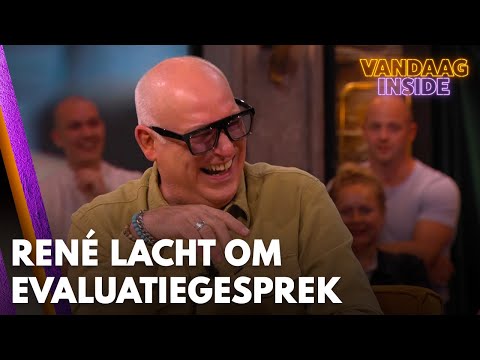 René moet lachen om evaluatiegesprek met directie | VANDAAG INSIDE