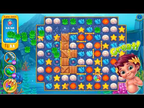 Seascapes Trito's Adventure Level 263 - No Boosters