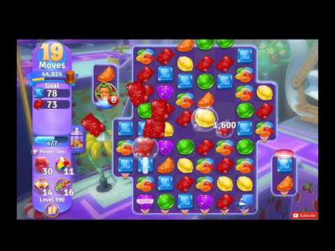 Wonka's World of Candy Level 590 NO BOOSTERS - A S GAMING ✔