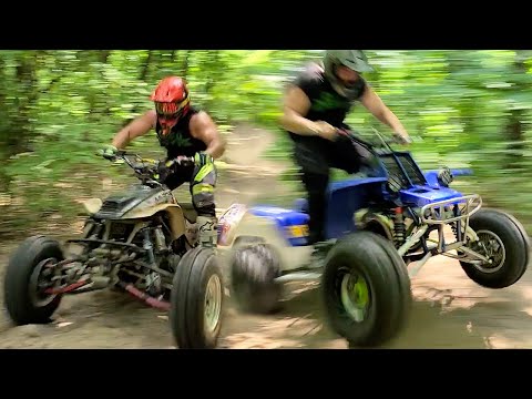 Battle of Legends - 250R vs Banshee! Which is better for Rocky Trails? Quad Warz S3 E1